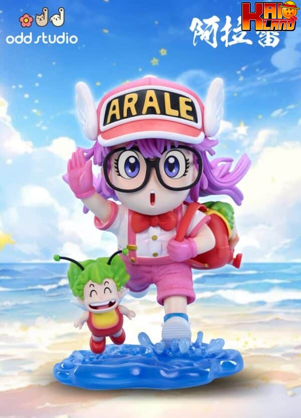 Dr Slump ODD Studio Running Arale Resin Statue 1