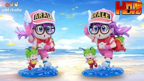 Dr Slump ODD Studio Running Arale Resin Statue 2