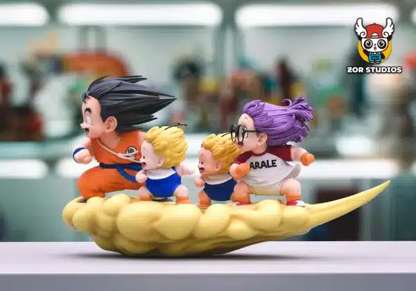 Dr Slump ZOR Studio Goku x Slump On Cloud Resin Statue 1
