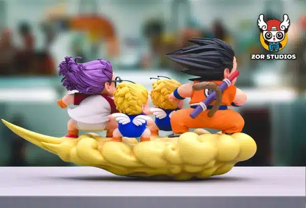 Dr Slump ZOR Studio Goku x Slump On Cloud Resin Statue 3