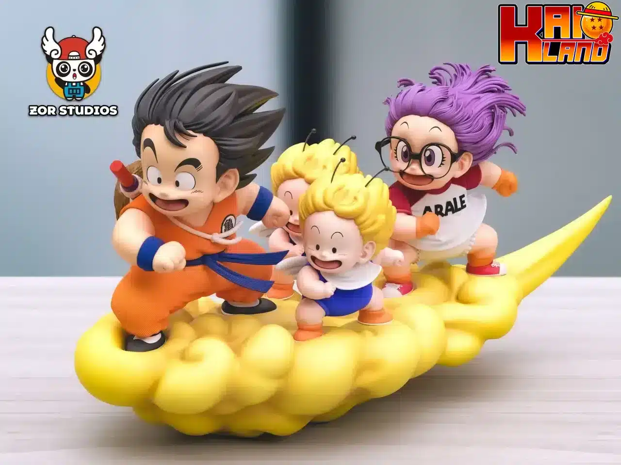 Dr Slump ZOR Studio Goku x Slump On Cloud Resin Statue