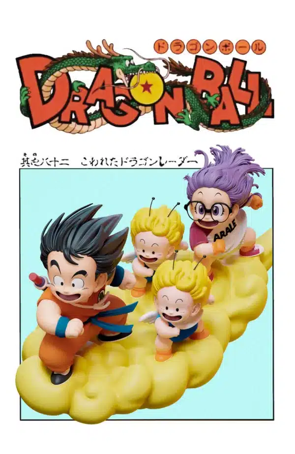 Dr Slump ZOR Studio Goku x Slump On Cloud Resin Statue 5