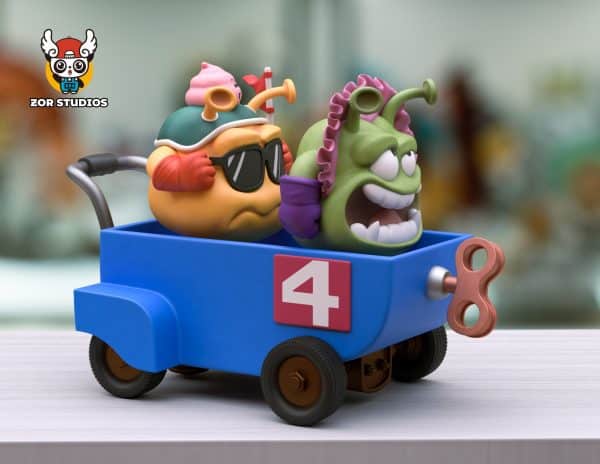 Dr Slump ZOR Studio King Nico x Retainers x Vehicles Resin Statue 5