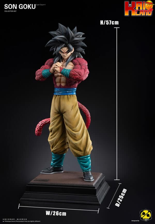 Dragon Ball 2 Studio SS4 Goku Resin Statue 3