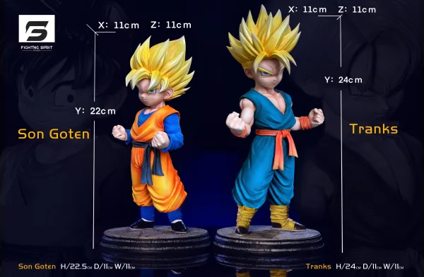 Dragon Ball Fighting Sprit Studio Son Goten x Trunks Resin Statue 1