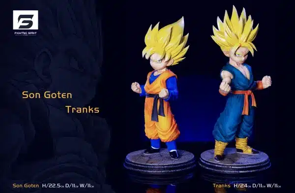 Dragon Ball Fighting Sprit Studio Son Goten x Trunks Resin Statue 4