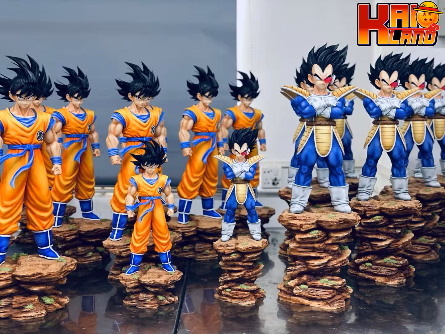 Dragon Ball Infinite Studio Son Goku Vs Vegeta Resin Statue