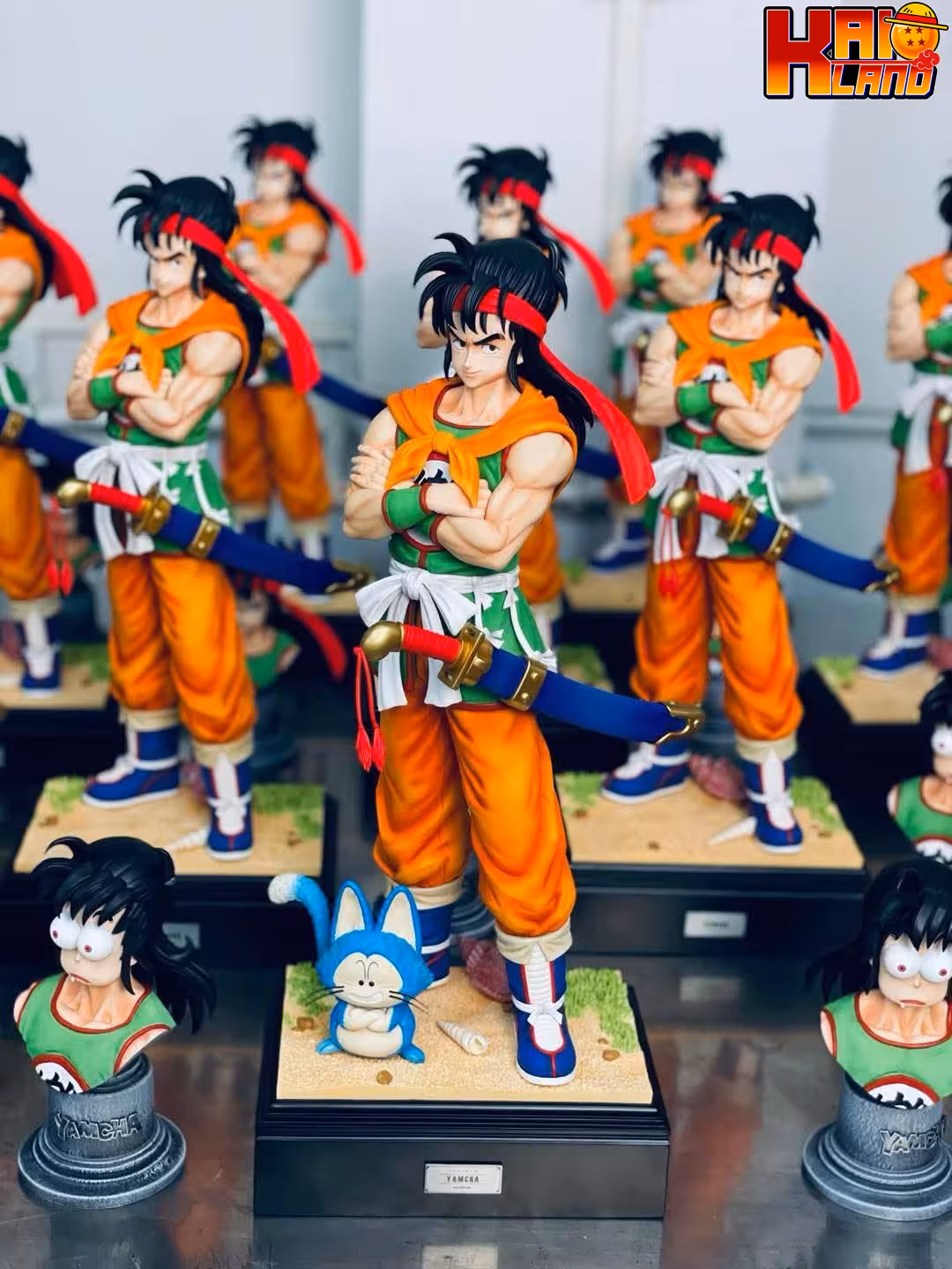 Dragon Ball Infinite Studio Yamcha x Oolong x Puar Resin Statue