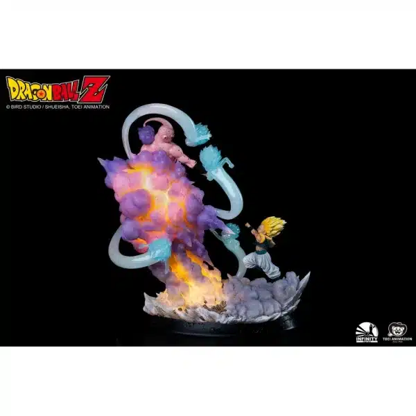 Dragon Ball Infinity Studio Gotenks vs Buu Licensed Resin Statue 4
