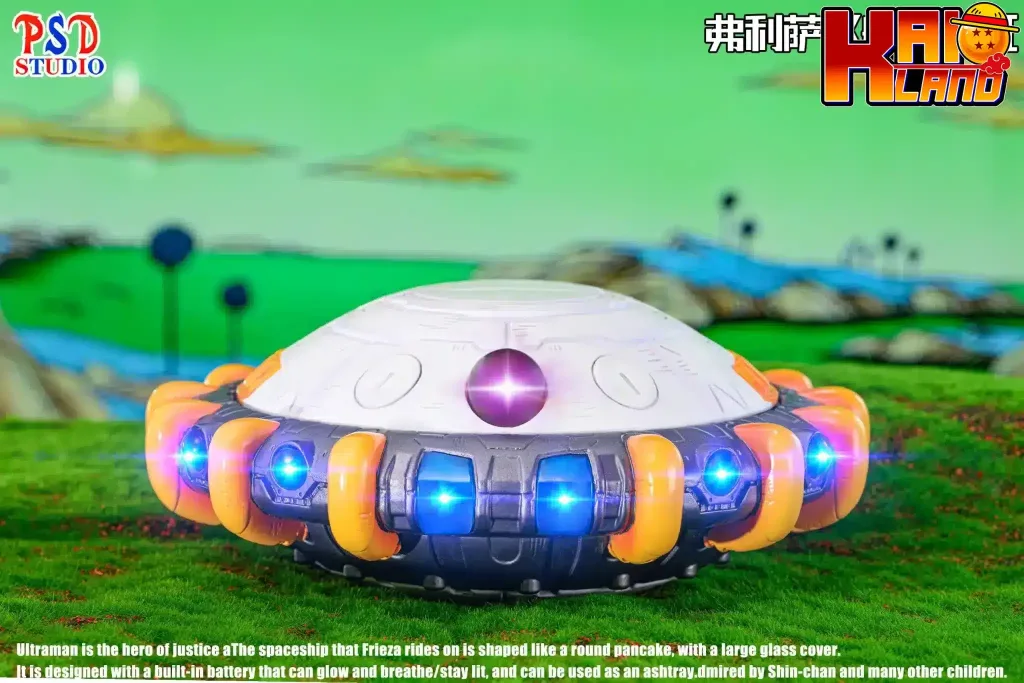 ドラゴンボール　灰皿 ドラゴンボール PSD スタジオ ライト灰皿 フリーザ宇宙船樹脂像