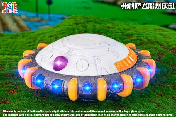 Dragon Ball PSD Studio Frieza Spaceship Light Ashtray Resin Statue 2