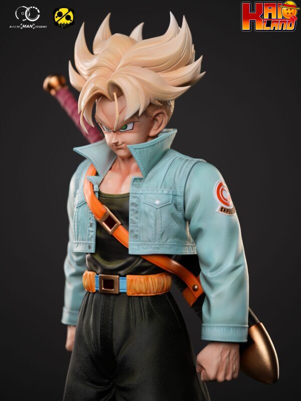 Dragon Ball Rich man Studio X 2 Studio First Appearance Trunks Resin Statue 3