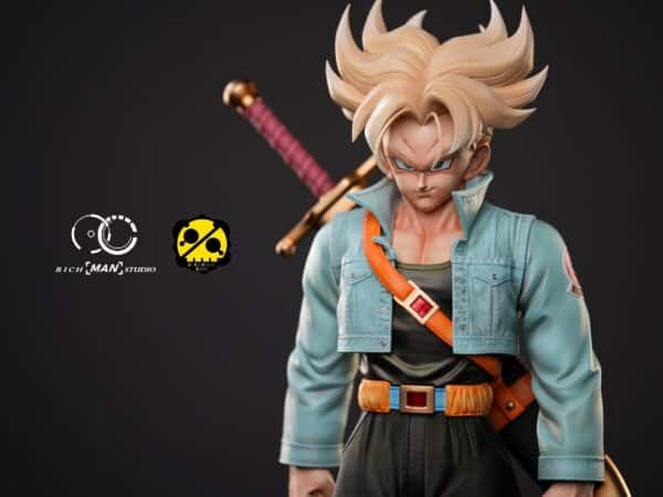 Dragon Ball Rich man Studio X 2 Studio First Appearance Trunks Resin Statue 4