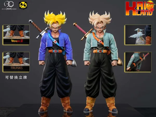 Dragon Ball Rich man Studio X 2 Studio First Appearance Trunks Resin Statue 6 scaled