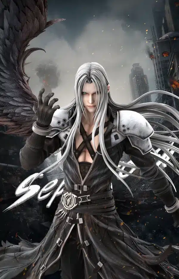 Final Fantasy Hunter Fan Studio Sephiroth Resin Statue 2