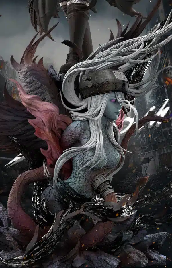 Final Fantasy Hunter Fan Studio Sephiroth Resin Statue 3