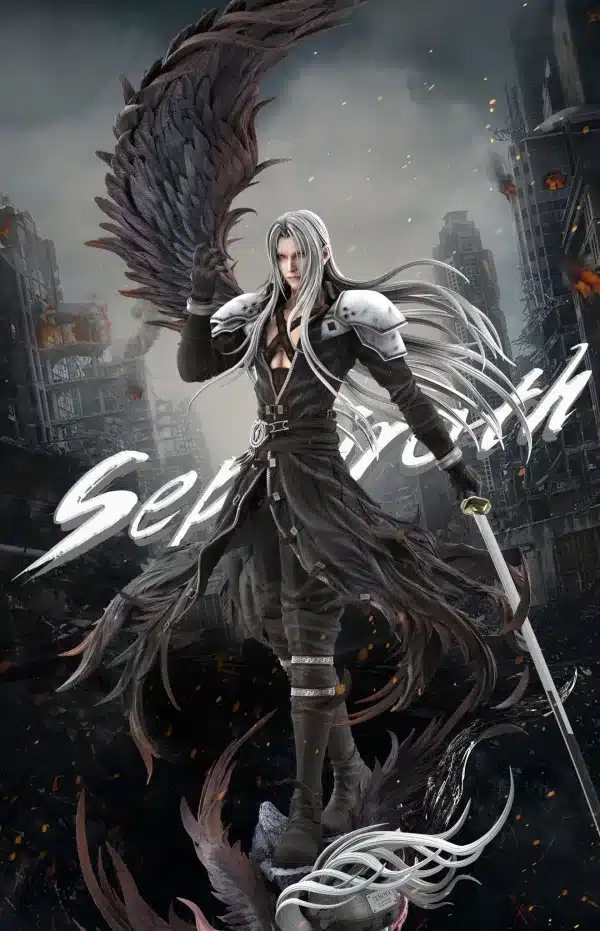 Final Fantasy Hunter Fan Studio Sephiroth Resin Statue 4