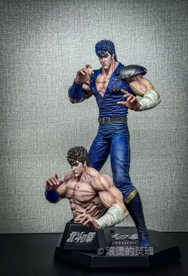 Fist of the North Star Hokuto Studio Kenshiro Resin Statue 9 min