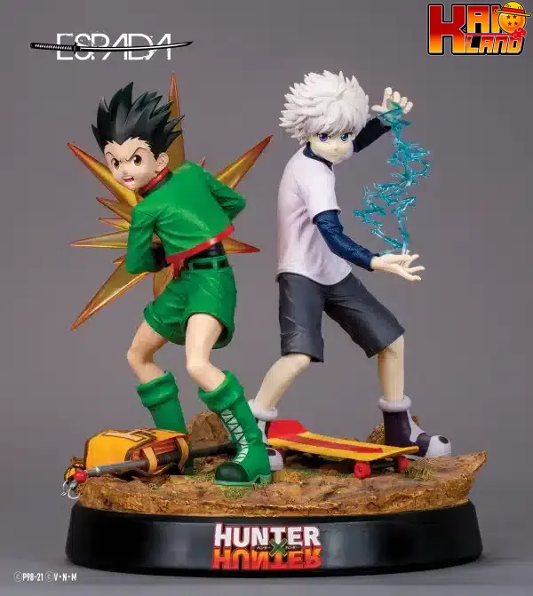 Hunter x Hunter Espada ART Studio Gon Freecss x Killua Zoldyck Resin Statue 1