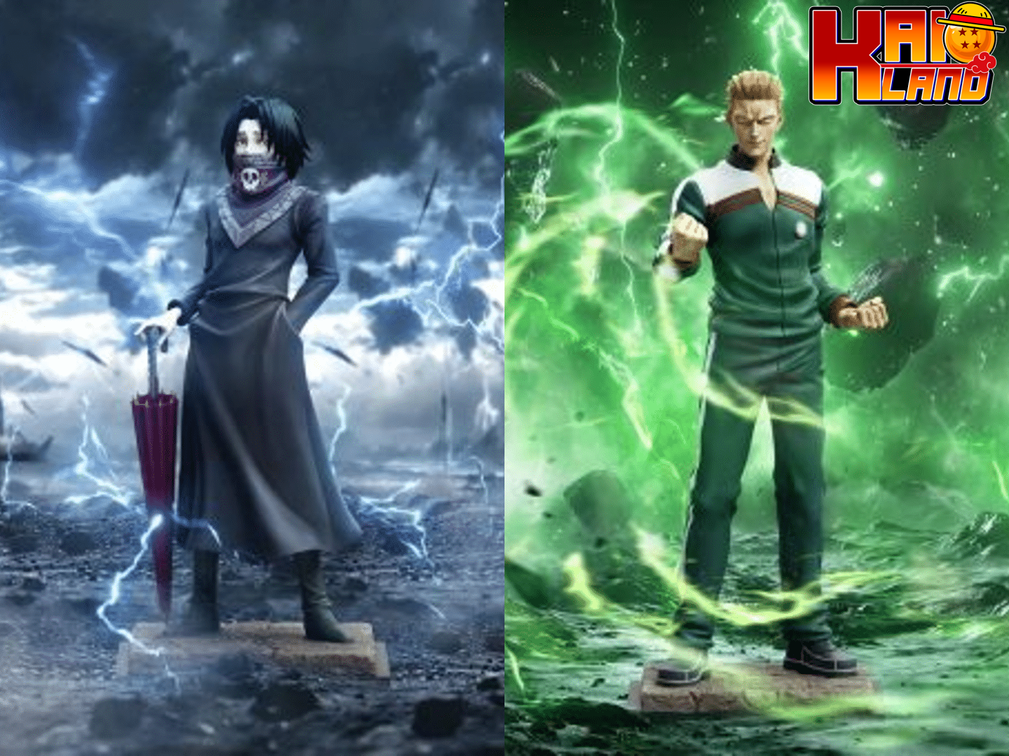 Hunter x Hunter PG Studio Feitan Portor X Phinks Magcub Resin Statue