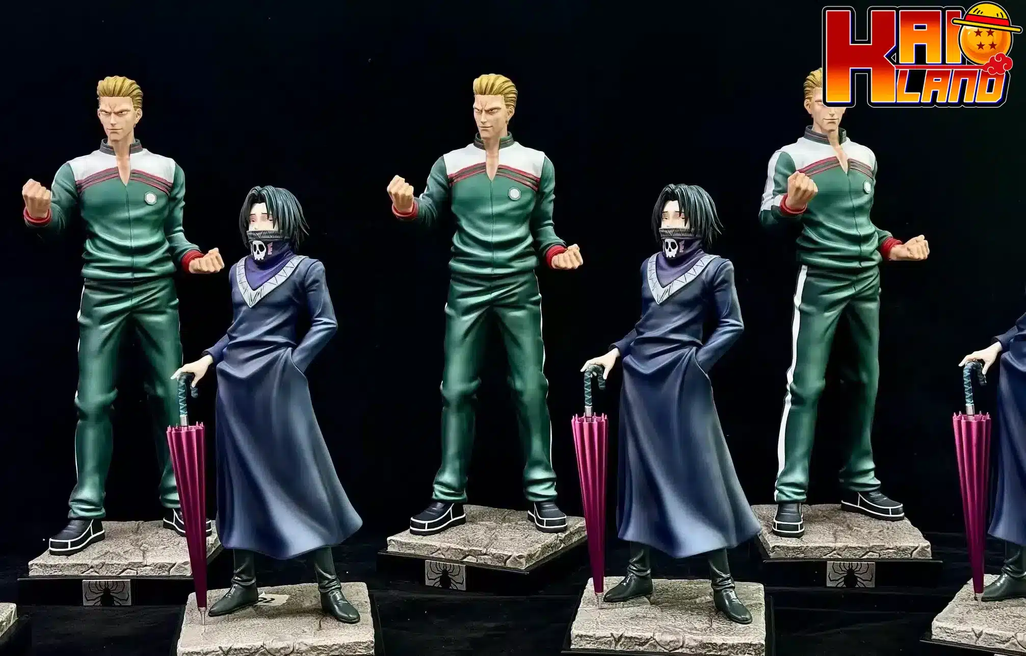 Hunter x Hunter PG Studio Feitan Portor X Phinks Magcub Resin Statue