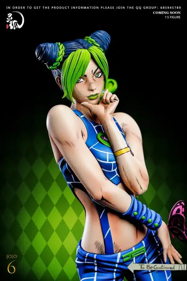 Jojos Bizarre Adventure Ling Hu Studio Jolyne Cujoh Resin Statue 4