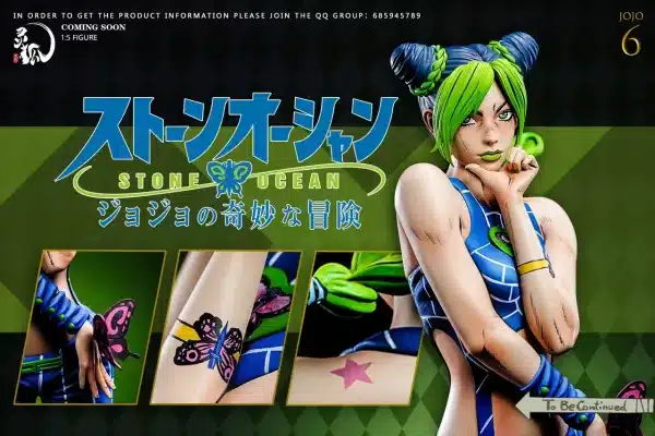 Jojos Bizarre Adventure Ling Hu Studio Jolyne Cujoh Resin Statue 6