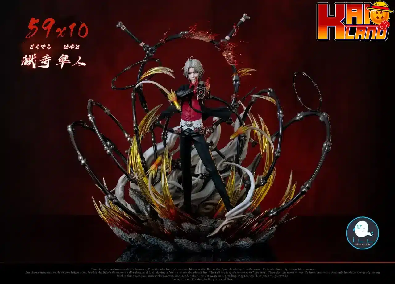 Katekyo Hitman Reborn ILL Studio Hayato Gokudera V2 Resin Statue