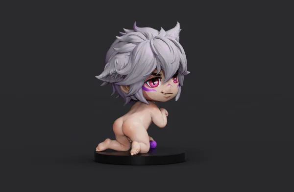 League of Legends Presidents secret Studio White Hair Sett Resin Statue 3