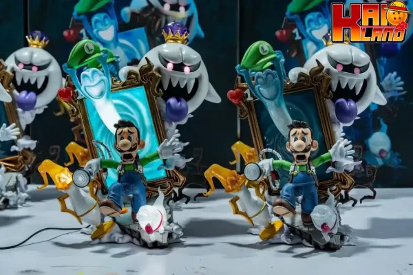 Mario Wake Studio Luigi Resin Statue