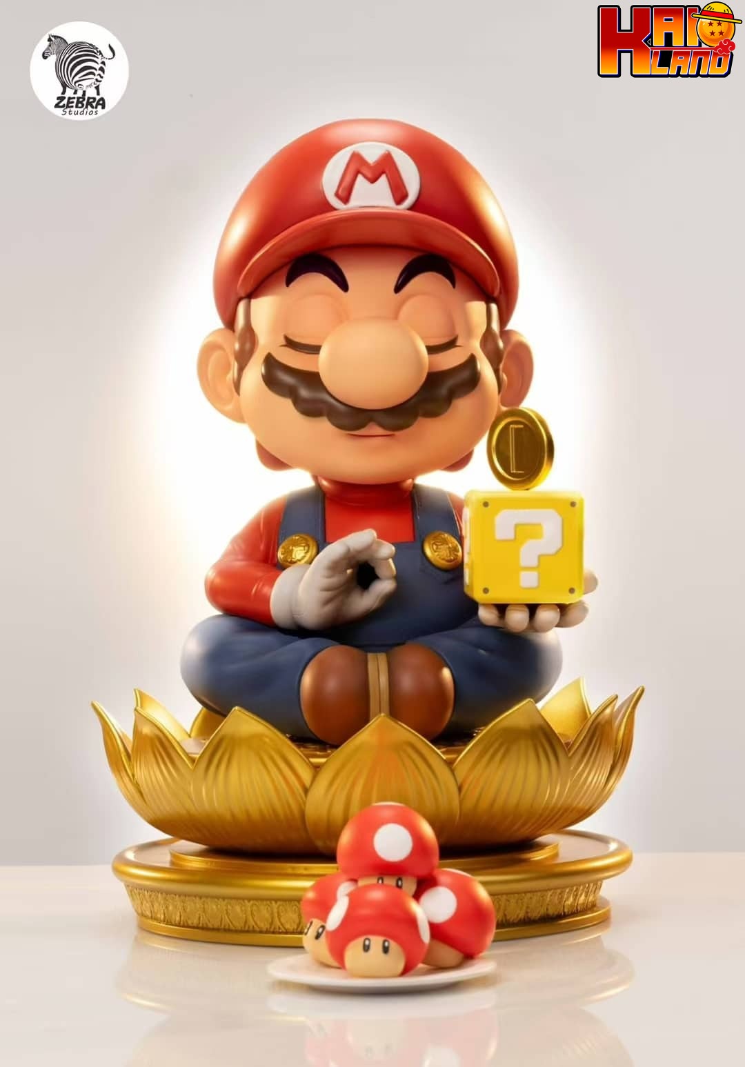 Mario Zebra Studio Mario Meditate  Resin Statue