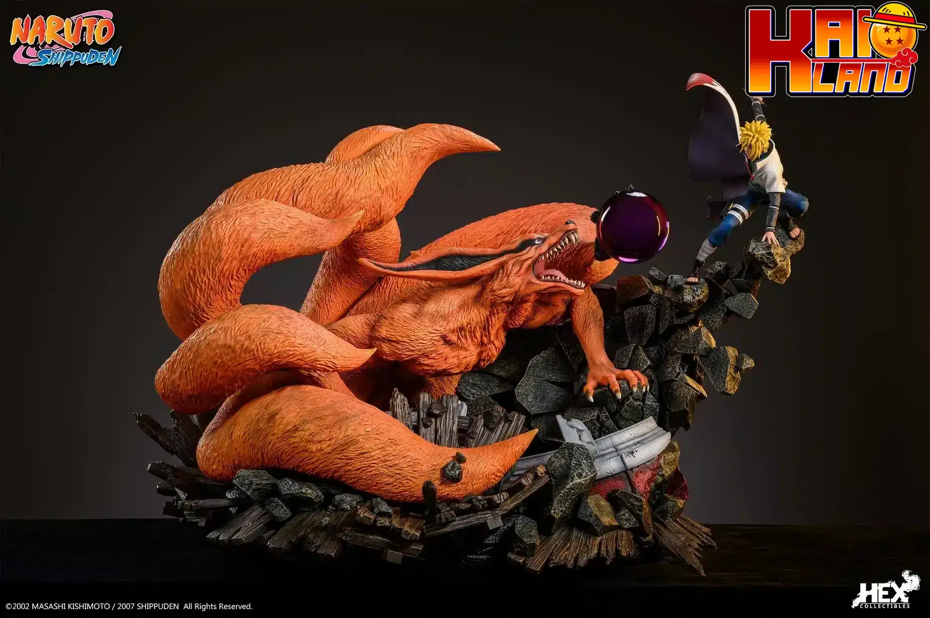 Naruto HEX Collectibles Battle of Destiny Namikaze Minato vs Kurama Licensed Resin Statue