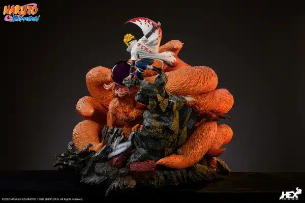 Naruto HEX Collectibles Battle of Destiny Namikaze Minato vs Kurama Licensed Resin Statue 3