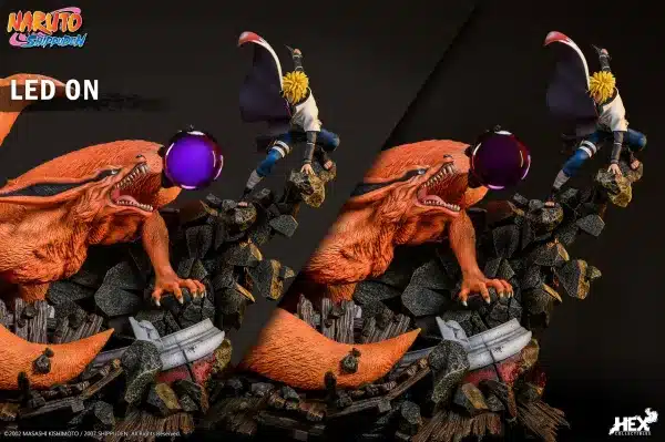 Naruto HEX Collectibles Battle of Destiny Namikaze Minato vs Kurama Licensed Resin Statue 8