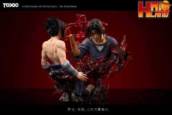 Naruto Toxic Studio Bust Uchiha Sasuke vs Uchiha Itachi Resin Statue 5