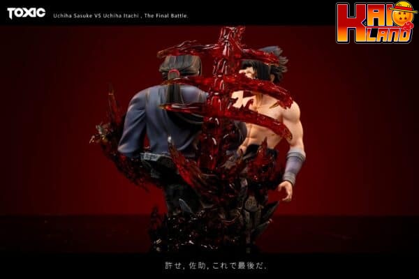 Naruto Toxic Studio Bust Uchiha Sasuke vs Uchiha Itachi Resin Statue 6