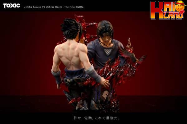 Naruto Toxic Studio Bust Uchiha Sasuke vs Uchiha Itachi Resin Statue 7