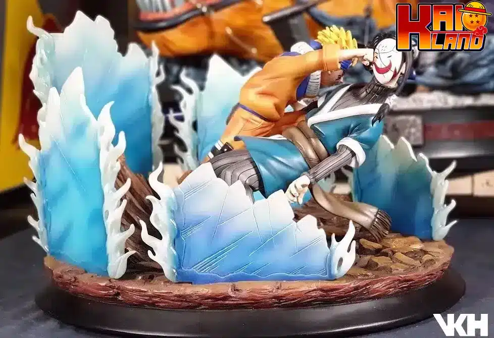 Naruto VKH Studio Naruto VS Haku Resin Statue
