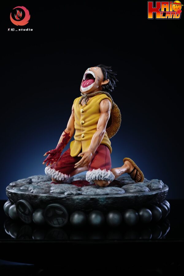 One Piece Huo Yan Studio Broken heart Luffy Resin Statue 1