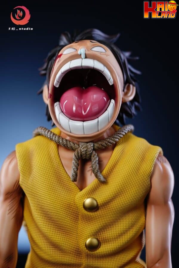 One Piece Huo Yan Studio Broken heart Luffy Resin Statue 5