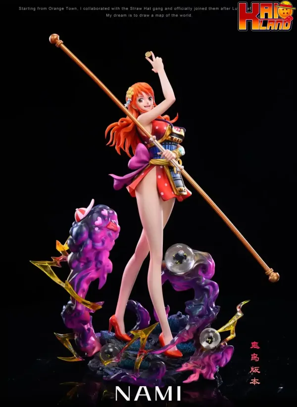 One Piece LX Studio Nami Resin Statue 1 scaled