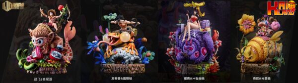 One Piece MJ Studio Monkey D Luffy Resin Statue 5
