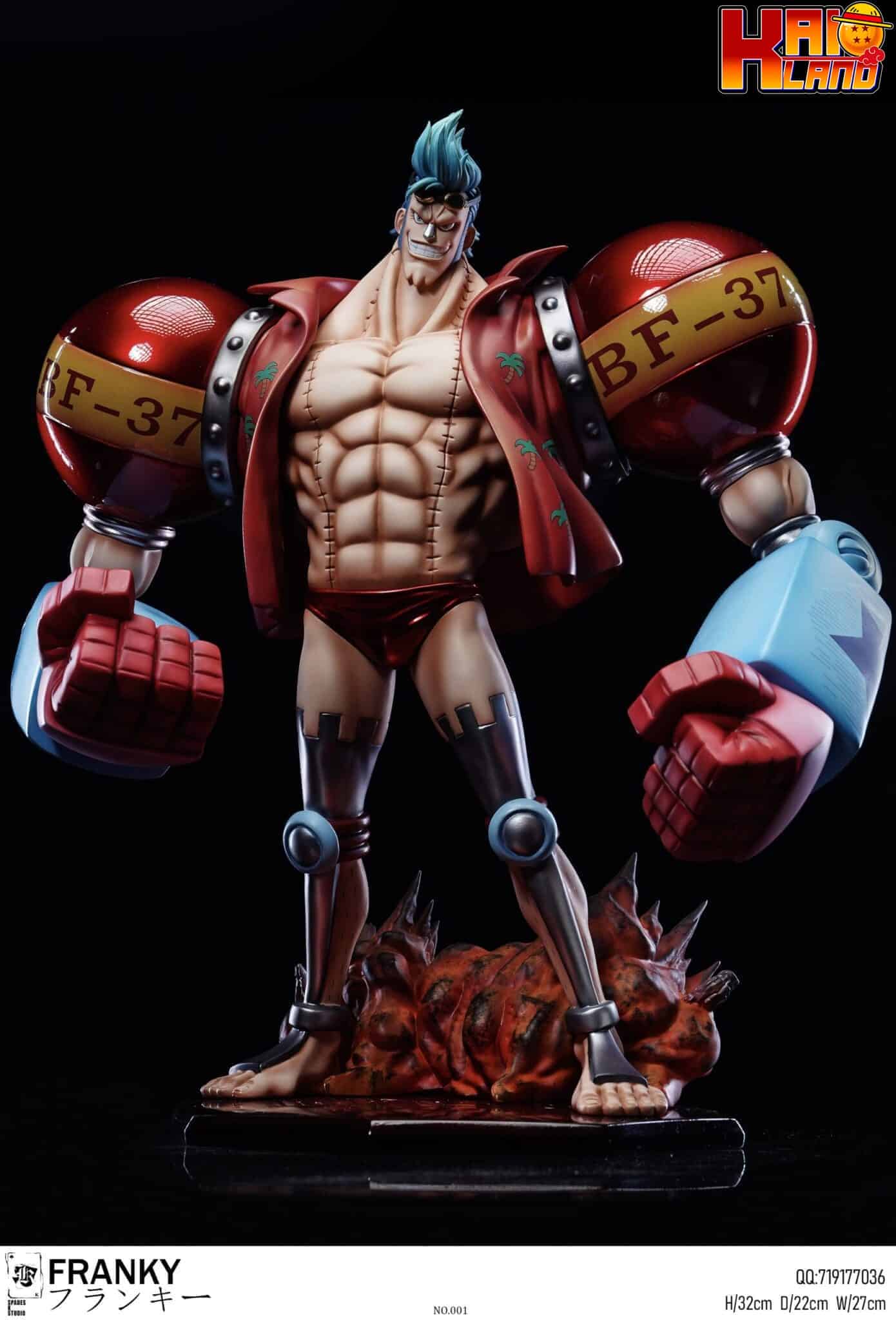 One Piece Spades K Studio Franky Resin Statue