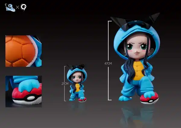 One Piece Super Guai Studio x Cit Studio Squirtle Nico Robin Resin Statue 2