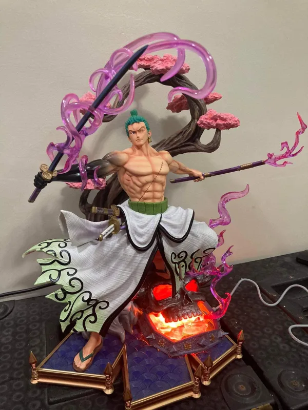 One Piece Tianji x Burning Wind Studio Roronoa Zoro Resin Statue 3