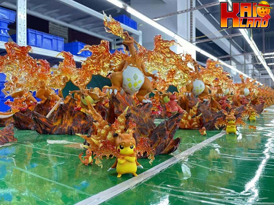 Pokemon Crescent Studio Charizard Gigantamax Resin Statue