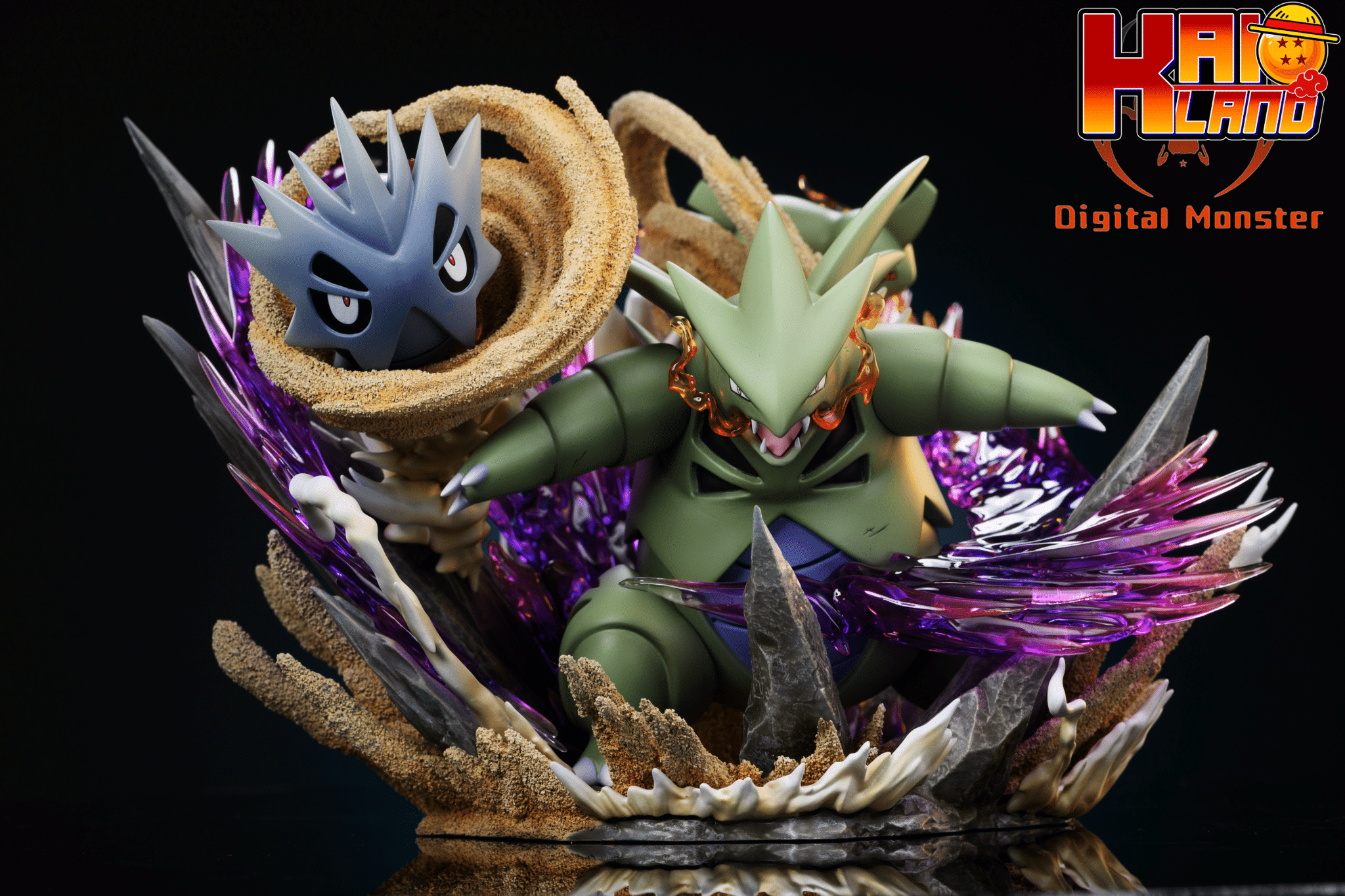 Pokemon Digital Monster Studio Tyranitar Resin Statue