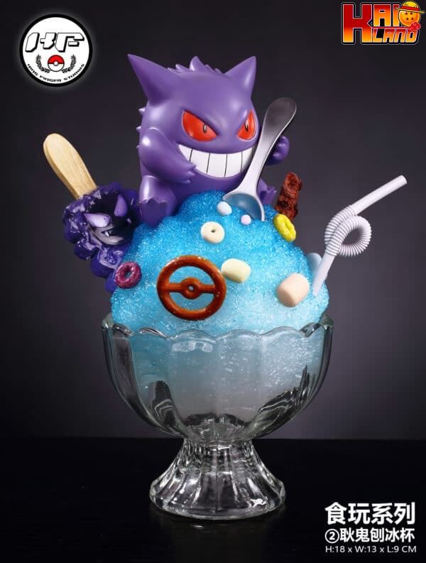 Pokemon KingFinger Studio Gengar Shaved Ice Cup Resin Statue Kaioland