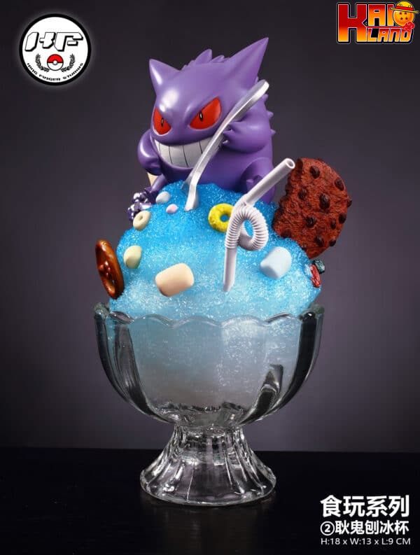 Pokemon KingFinger Studio Gengar Shaved Ice Cup Resin Statue 2