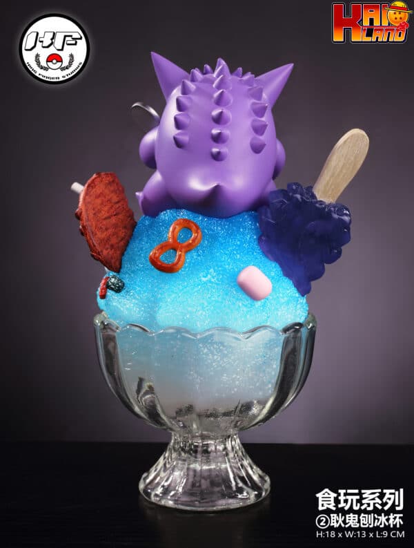 Pokemon KingFinger Studio Gengar Shaved Ice Cup Resin Statue 4